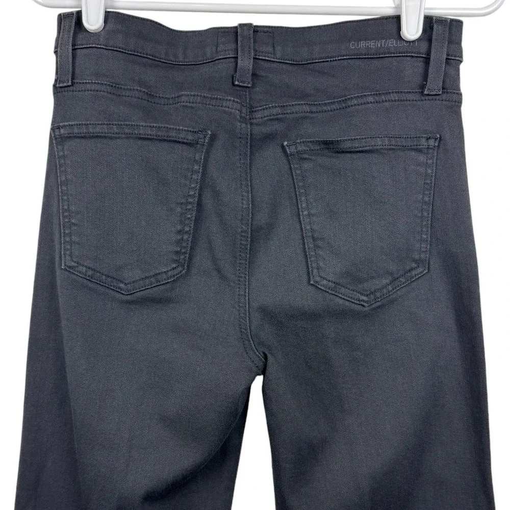 Current Elliott Women's‎ Jeans 28 Black The Girl Crush High Waist Flare Jean